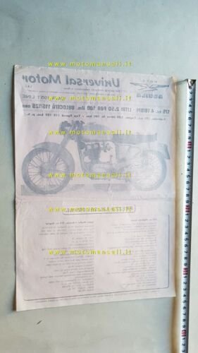 Moto Aquila 175 1957 depliant originale brochure