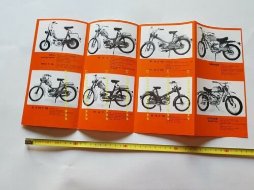 Moto Bimm catalogo modelli ciclomotori anni 60 depliant originale italiano