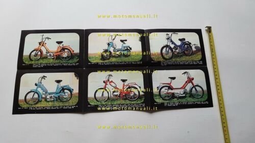 Moto Bimm produzione modelli 1972 depliant originale italiano brochure