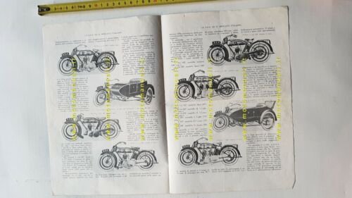 Moto BSA modelli 1923 ristampa Motociclismo 1923 depliant originale italiano