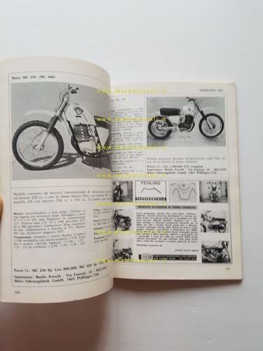 Moto Catalogo 1973 tutte le moto del mondo - Verlag …