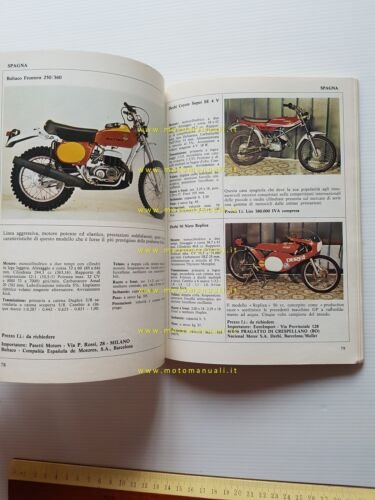 Moto Catalogo 1975-76 tutte le moto del mondo - Verlag …