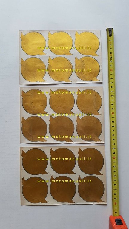Moto CMP Sachs lotto 18 decalcomanie originali anni 50 factory …