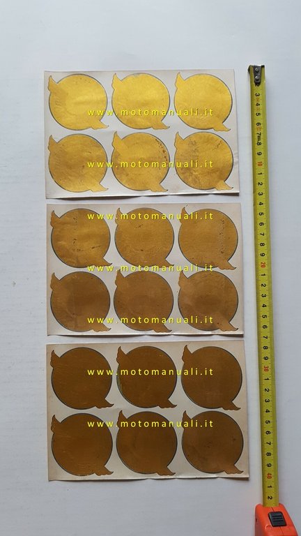 Moto CMP Sachs lotto 18 decalcomanie originali anni 50 factory …