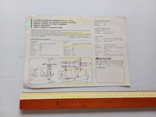 Moto Dnepr 650 MT 10 anni '70 depliant originale italiano …