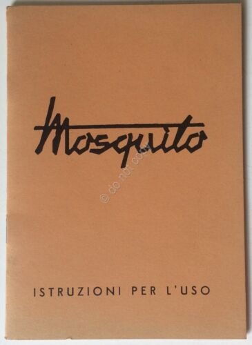 Moto Garelli - Mosquito - Istruzioni per l'uso - Anastatica