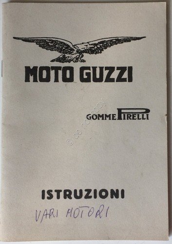 Moto Guzzi - Istruzioni (vari motori) - Anastatica | Immagine principale