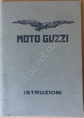 Moto Guzzi - Manuale Istruzioni - Anastatica | Immagine principale