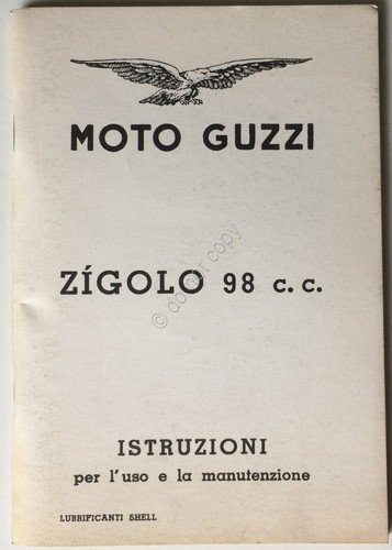 Moto Guzzi - Zigolo 98 cc - Istruzioni uso e … | Immagine principale
