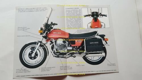 MOTO GUZZI 1000 G5 1978 depliant originale motorcycle brochure