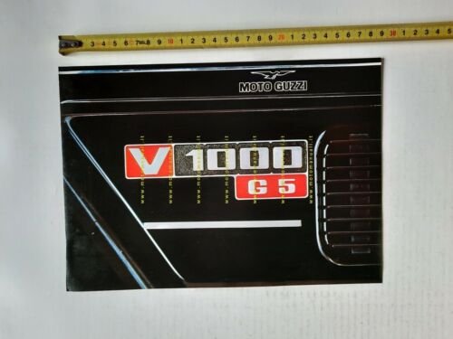 MOTO GUZZI 1000 G5 1980 depliant originale INGLESE motorcycle brochure …