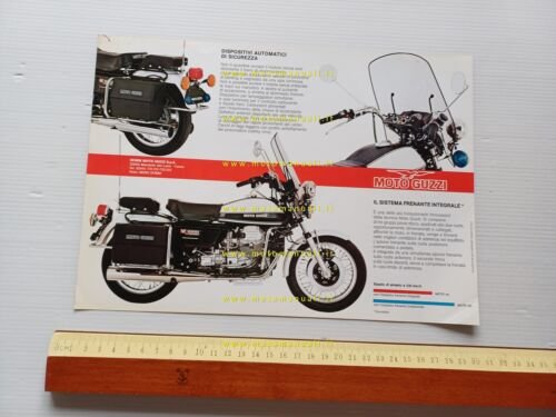 Moto Guzzi 1000 I-Convert depliant originale italiano