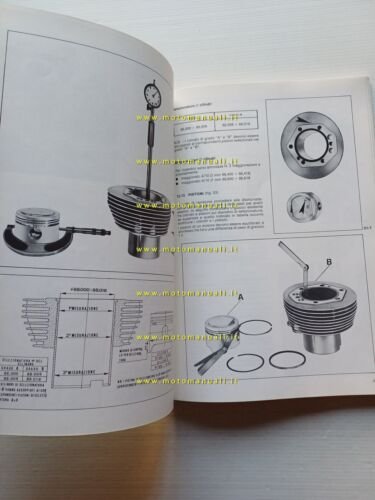 Moto Guzzi 1000 SP - G5 1979 manuale officina ITALIANO …
