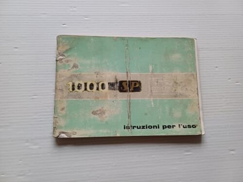 Moto Guzzi 1000 SP 1979 manuale uso manutenzione libretto istruzioni …