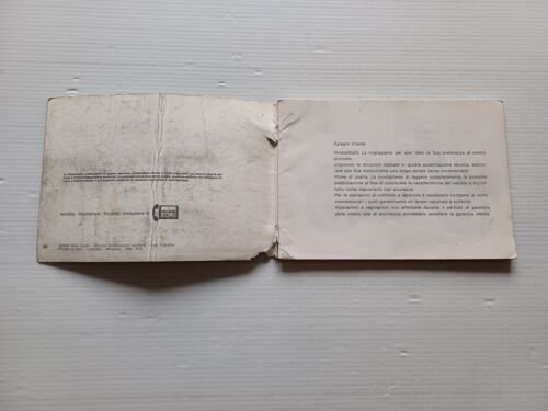 Moto Guzzi 1000 SP 1979 manuale uso manutenzione libretto istruzioni …