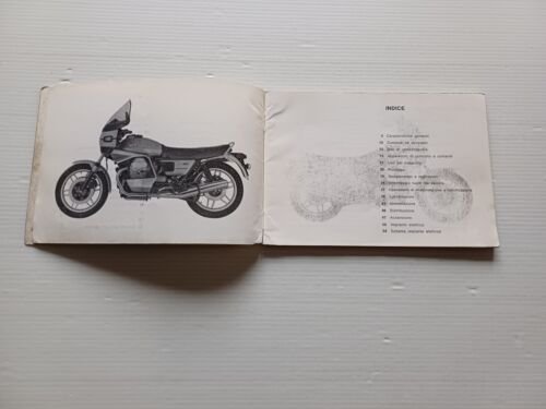 Moto Guzzi 1000 SP 1979 manuale uso manutenzione libretto istruzioni …