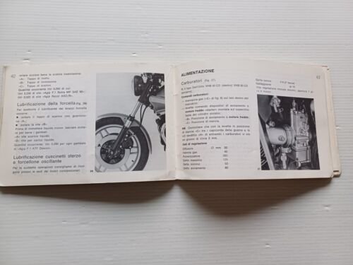 Moto Guzzi 1000 SP 1979 manuale uso manutenzione libretto istruzioni …