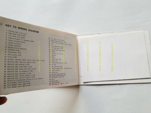 Moto Guzzi 1000 SP 1980 manuale uso originale INGLESE owner's …