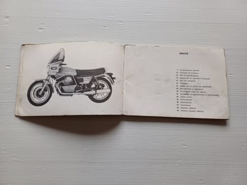 Moto Guzzi 1000 SP 1981 manuale uso manutenzione libretto istruzioni …