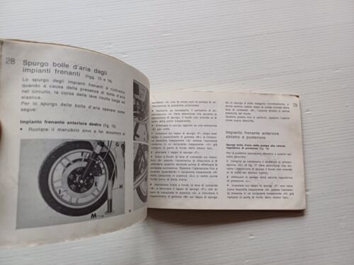 Moto Guzzi 1000 SP 1981 manuale uso manutenzione libretto istruzioni …