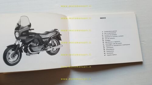 Moto Guzzi 1000 SP II 1984 manuale uso manutenzione italiano …