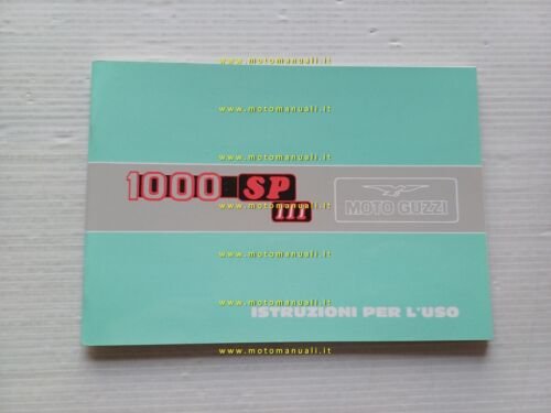 Moto Guzzi 1000 SP III 1989 manuale uso manutenzione originale …