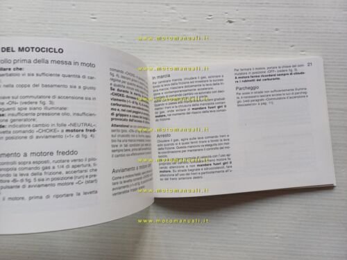 Moto Guzzi 1000 SP III 1989 manuale uso manutenzione originale …