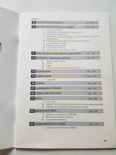 Moto Guzzi 1000 SP III Varianti Manuale Officina 1000 SP-G5 …