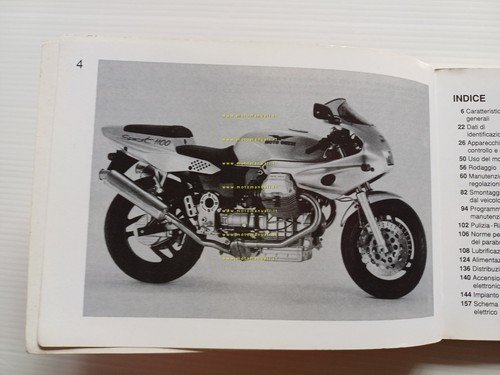 Moto Guzzi 1100 SPORT 1994 manuale uso manutenzione libretto originale