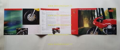 Moto Guzzi 1100 Sport Corsa depliant italiano originale