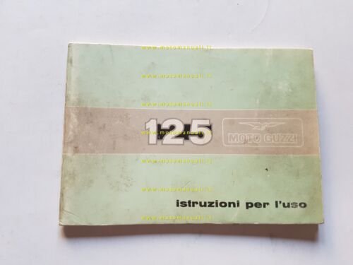 Moto Guzzi 125 4T Bicilindrico 1979 manuale uso manutenzione italiano …