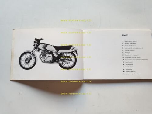 Moto Guzzi 125 4T Bicilindrico 1979 manuale uso manutenzione italiano …