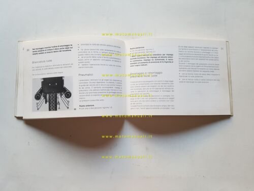 Moto Guzzi 125 4T Bicilindrico 1979 manuale uso manutenzione italiano …