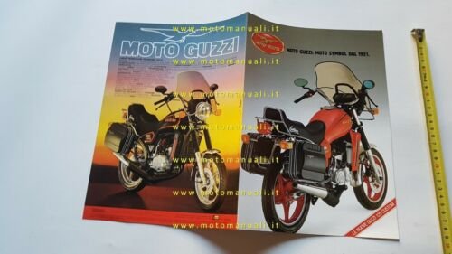 MOTO GUZZI 125 Custom 1988 depliant originale italiano brochure