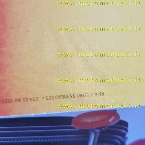 MOTO GUZZI 125 Custom 1988 depliant originale italiano brochure