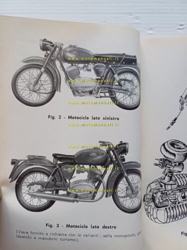 Moto Guzzi 125 Stornello 1960 manuale uso manutenzione italiano originale