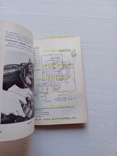 Moto Guzzi 125 Stornello 1960 manuale uso manutenzione italiano originale