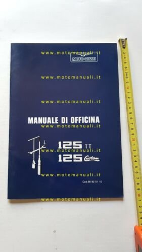 Moto Guzzi 125 TT - Custom 1986 manuale officina originale …