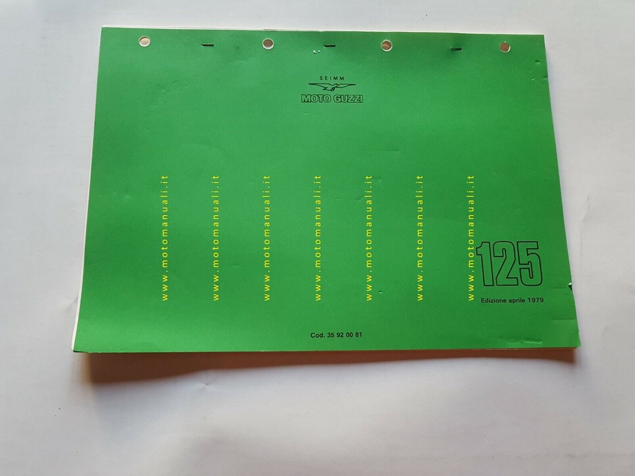 Moto Guzzi 125 Turismo 1979 catalogo ricambi originale moto spare …