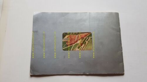 Moto Guzzi 1950 catalogo produzione depliant genuine motorcycle brochure