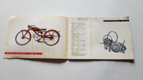 Moto Guzzi 1950 catalogo produzione depliant genuine motorcycle brochure