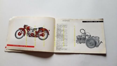 Moto Guzzi 1950 catalogo produzione depliant genuine motorcycle brochure