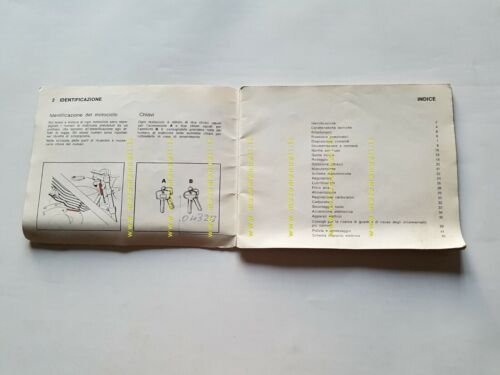 Moto Guzzi 250 TS 1973 manuale uso manutenzione originale owner's …