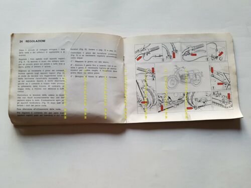Moto Guzzi 250 TS 1973 manuale uso manutenzione originale owner's …