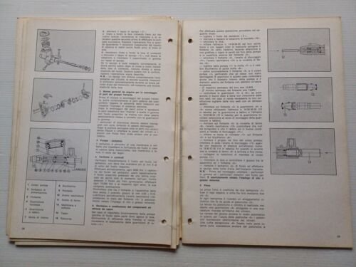 Moto Guzzi 250 TS 1976 manuale officina italiano originale