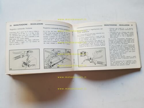 Moto Guzzi 250 TS 1977 manuale uso manutenzione libretto italiano …