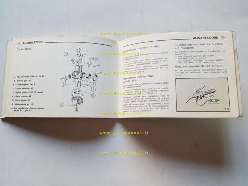 Moto Guzzi 250 TS 1977 manuale uso manutenzione libretto italiano …