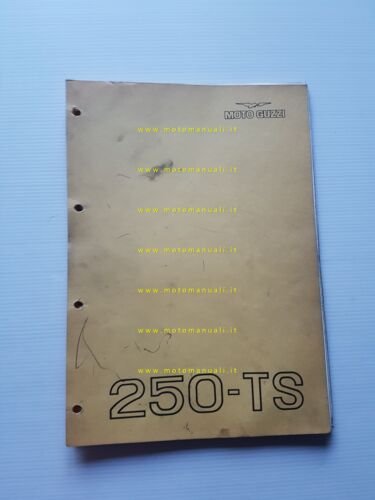 Moto Guzzi 250 TS 1a serie catalogo ricambi originale