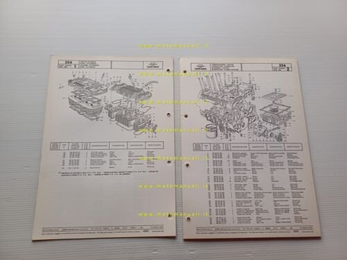 MOTO GUZZI 254 1977 catalogo ricambi originale spare parts catalogue