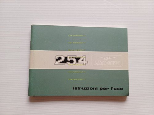 Moto Guzzi 254 1977 manuale uso manutenzione libretto istruzioni originale
